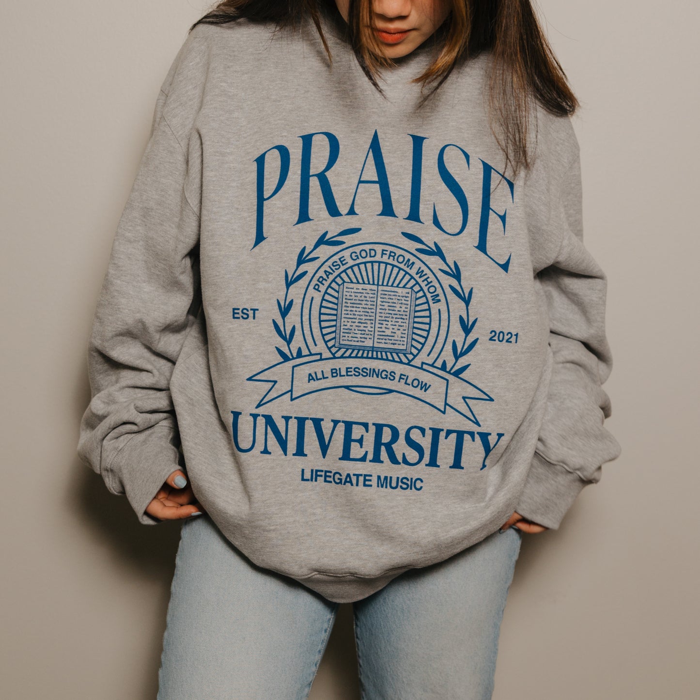 Praise University Crewneck