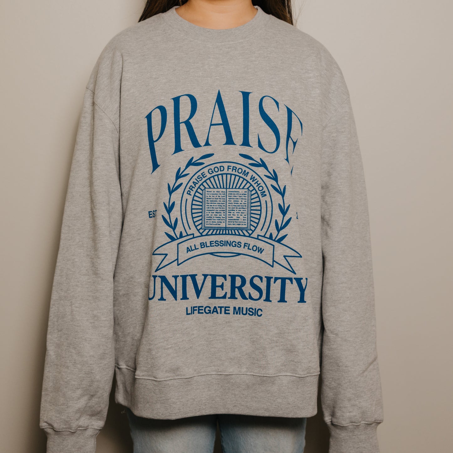 Praise University Crewneck