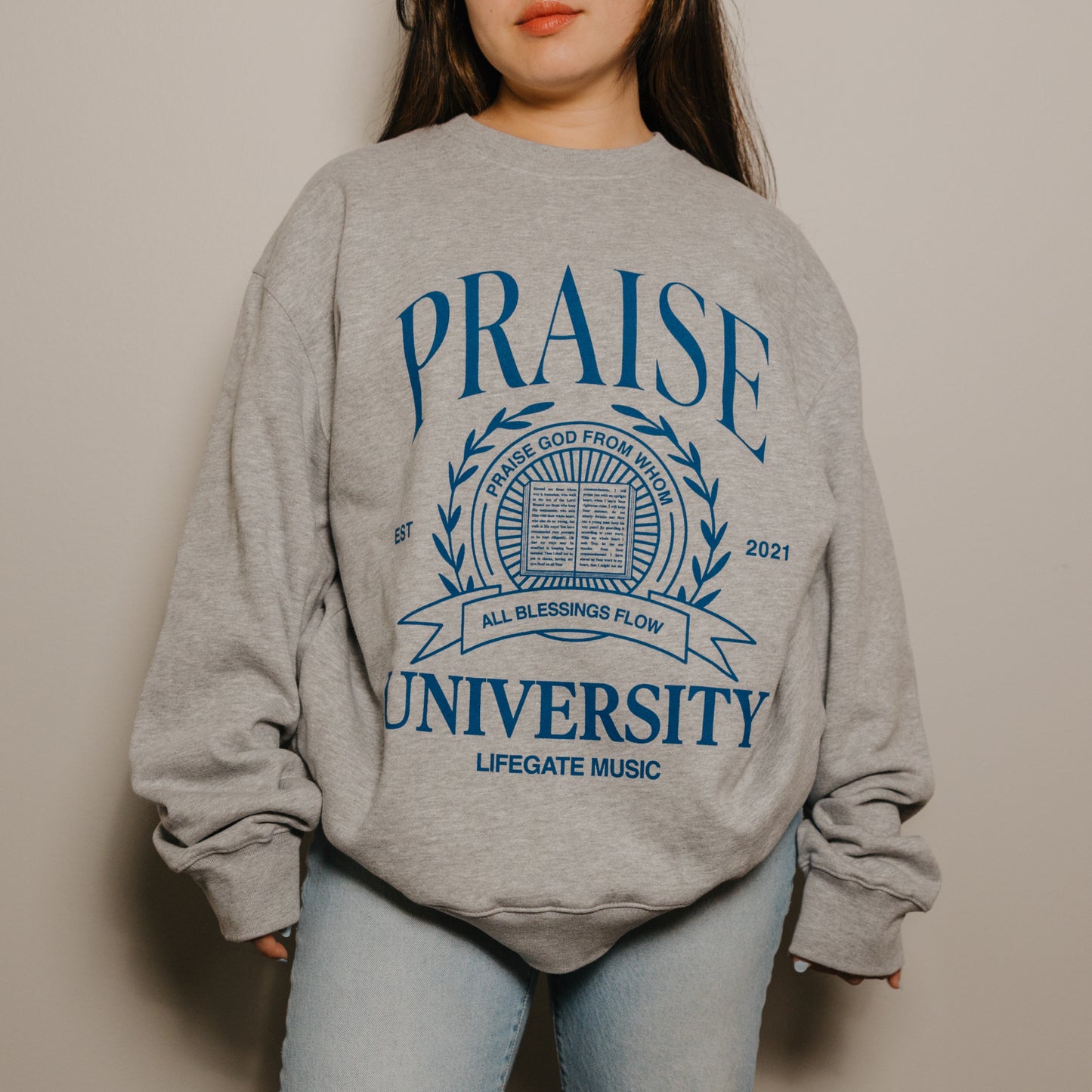 Praise University Crewneck
